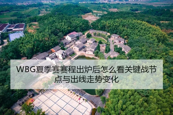 WBG夏季赛赛程出炉后怎么看关键战节点与出线走势变化